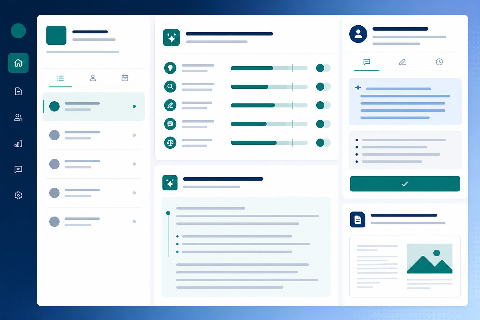 AI grading and feedback interface