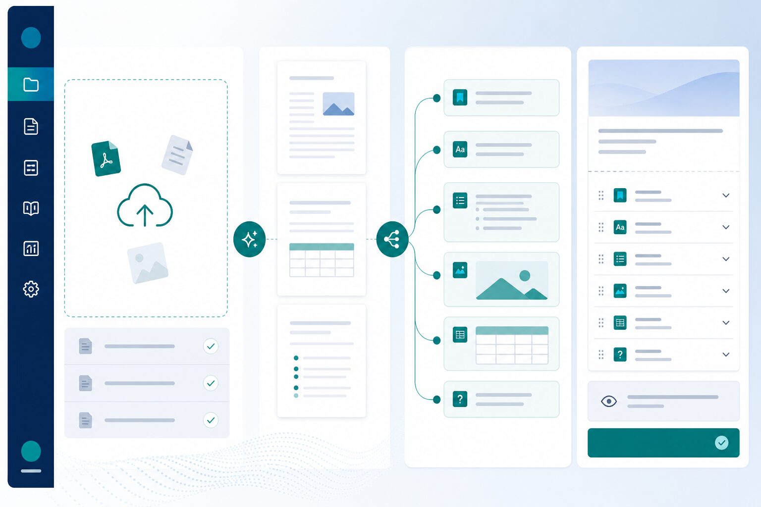 Content import and extraction tool