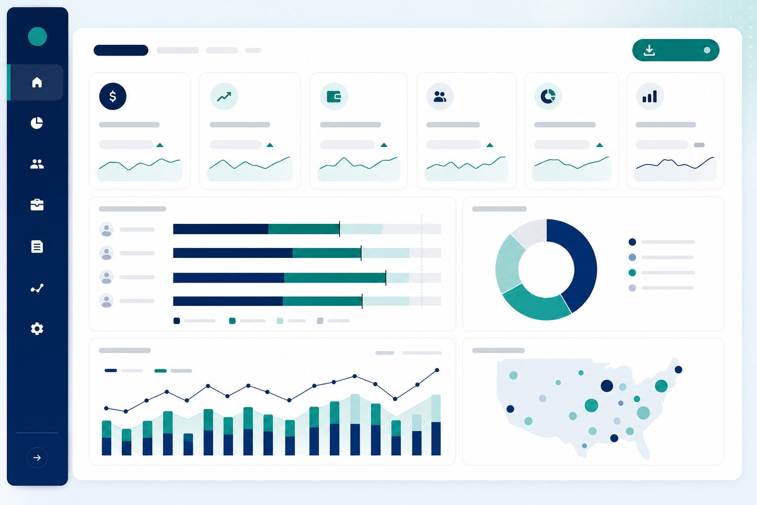 Operational reporting dashboard