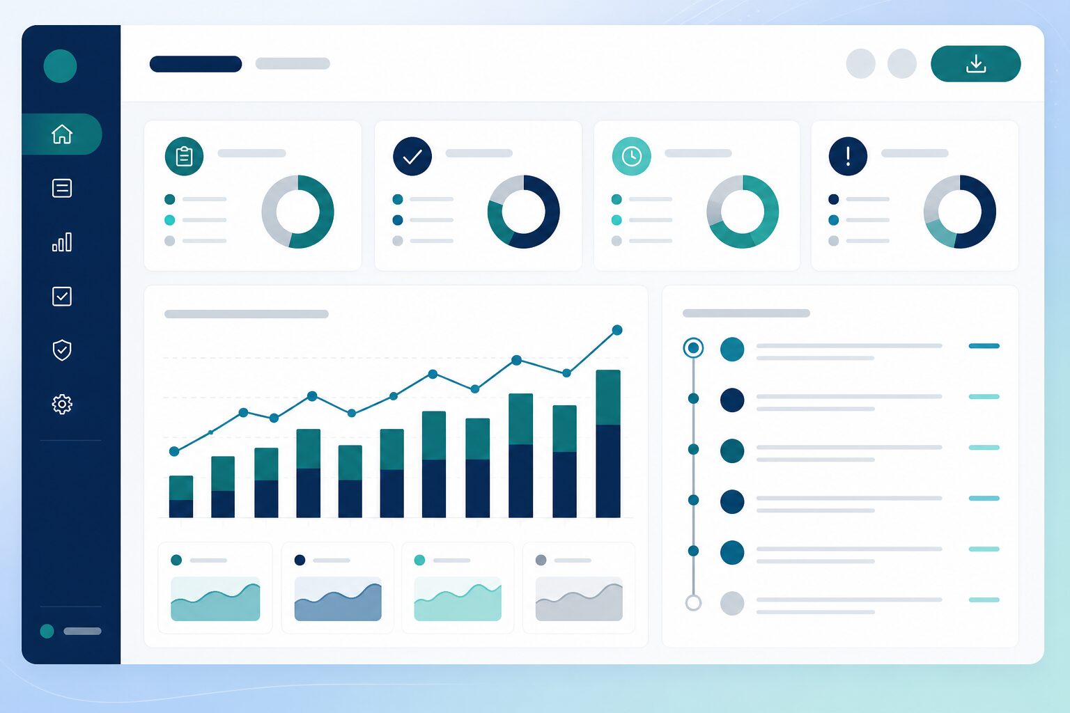 Marking reports and export dashboard